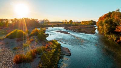 Amanecer en los sotos