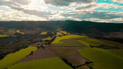 Vista panorámica del Monte Yerga