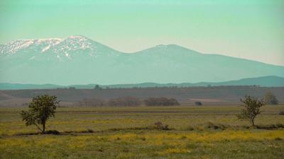 Rihuelo con Moncayo de fondo