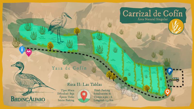Ilustración mapa Cofín Las Tablas